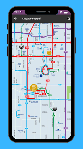 Android application Las Vegas Monorail 2024 screenshort