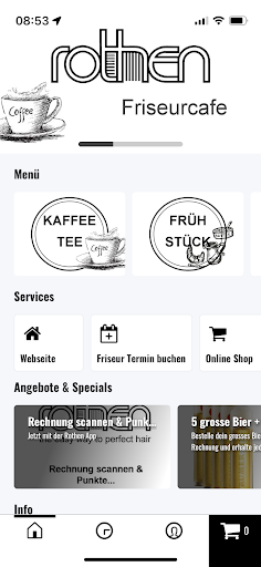 Rothen - Friseurcafe Screen 2