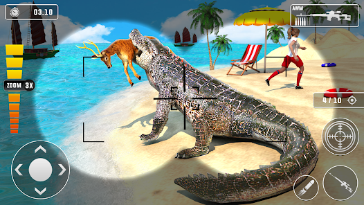 Crocodile Hunting Animal Games 1.1 APK + Mod (Free purchase) for Android