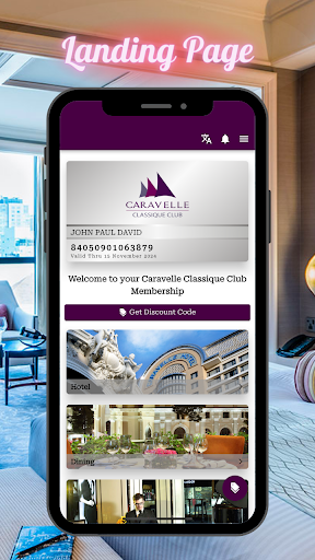 Android application Caravelle Classique Club screenshort