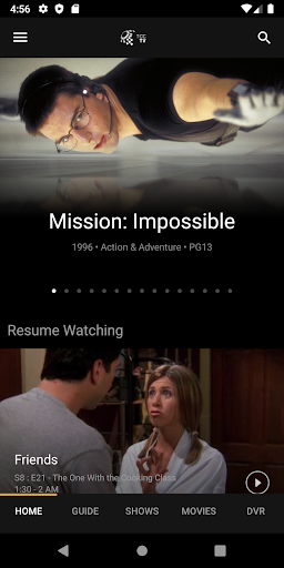 Android application TCC TV screenshort
