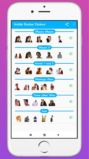 Hrithik Roshan Stickers Screen 3