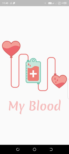 Android application My Blood screenshort