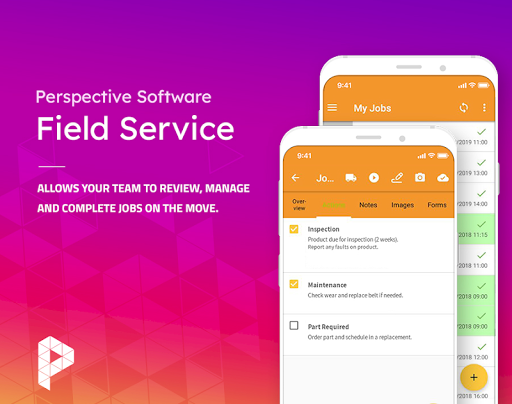 Android application Perspective Field Service screenshort