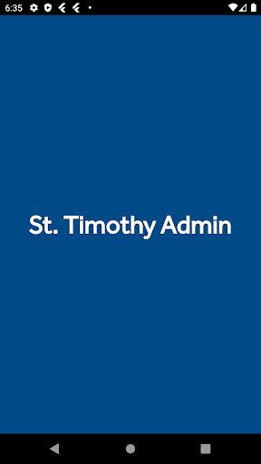 Android application St Timothy Admin screenshort