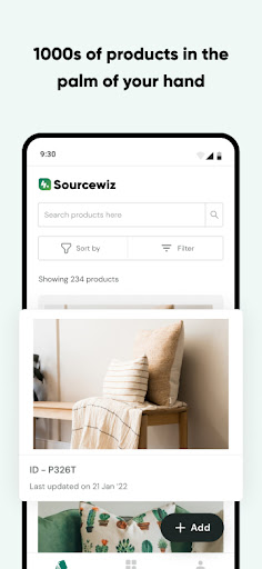 Android application Sourcewiz screenshort