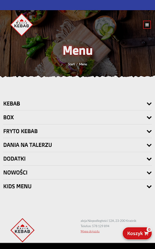 Bafra Kebab Kraśnik Screen 3