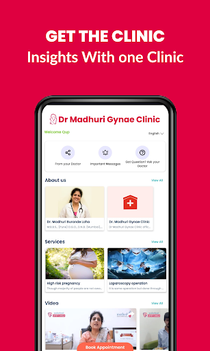 Android application Dr Madhuri Gynae Clinic screenshort