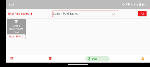 Restro MS Waiter Screen 3