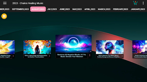 Screenshot of Chakra Healing Music
