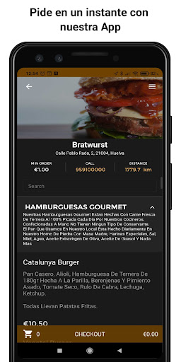 Android application Bratwurst screenshort