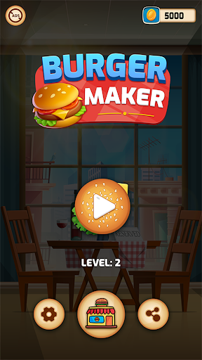 Serve Burger Puzzle Food Game Screen 2
