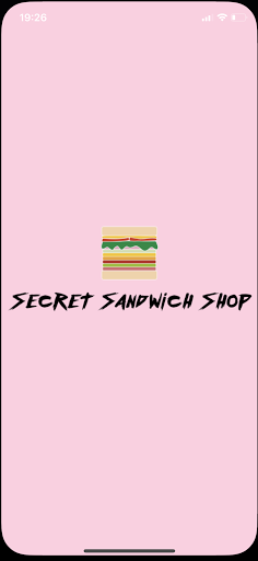 Android application Secret Sandwich Shop screenshort