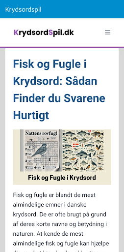 Krydsordspil Screenshot 3 - AppWisp.com