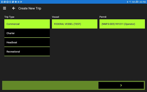 eTrips/mobile 2 Evaluation Screen 2