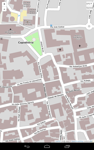 Map of Capodistria Screen 3