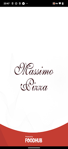 Android application Massimo Pizza screenshort