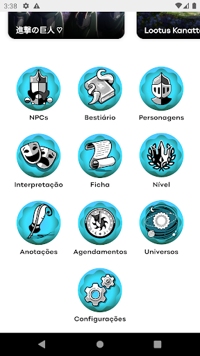 Android application Roleplayer PRG - for Masters screenshort