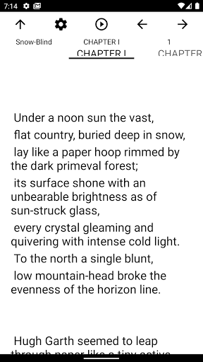 Book, Snow-Blind Screen 2