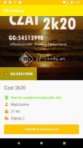 GG Katalog - Szukaj ludzi - v1.6.1
