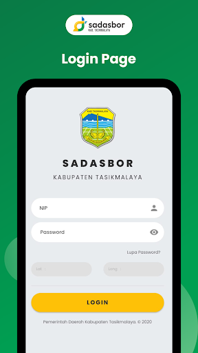 SADASBOR Kab. Tasikmalaya Screen 3