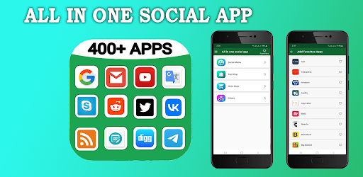 Android application All in One Social Media screenshort