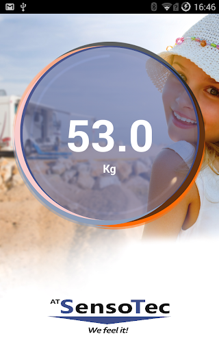 Android application Digital Nose Weight Gauge screenshort