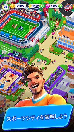Game screenshot Merge Sports: スポーツ都市 mod apk