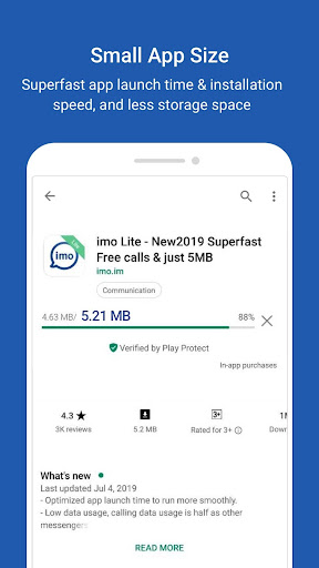 imo Lite – New2020 Superfast Free calls & just 4MB poster-2