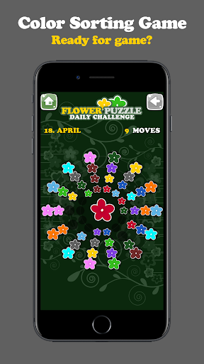 Flower Sort Puzzle Screen 3