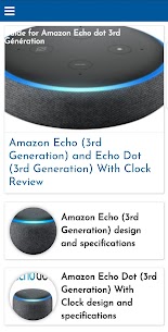 Guide for Amazon Echo dot 3rd Génération 1