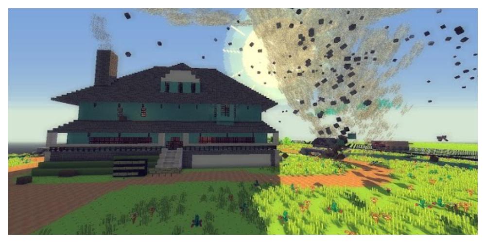 Captura 3 Mod Tornado For Minecraft PE android