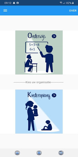 Android application Meldcode Kindermishandeling screenshort
