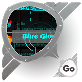 Blue Glow GO SMS icon
