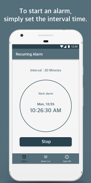 Repeat Alarm 1.25.0 APK + Mod (Unlimited money) untuk android