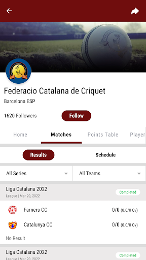 Federació Catalana de Cricket Screen 2