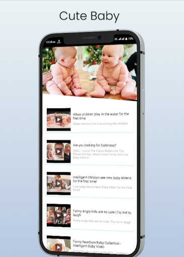 Android application Baby videos: Cute Funny pretty screenshort