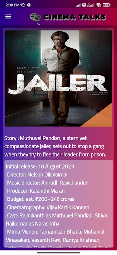 Cinema Talks Screen 3