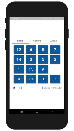 Slide number puzzle Screen 3