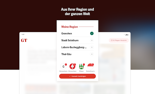 Grenchner Tagblatt screenshot 7