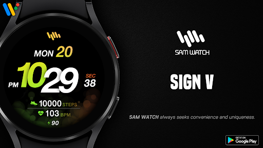 Android application SamWatch SIGN V screenshort