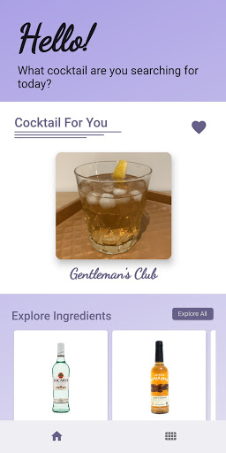 Android application Cocktail Life screenshort