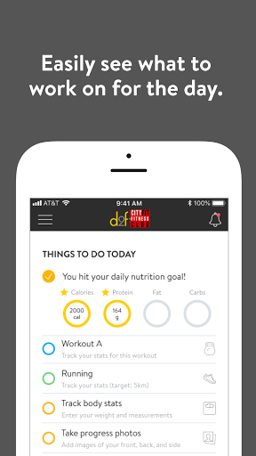 Android application D2f Cityfit screenshort