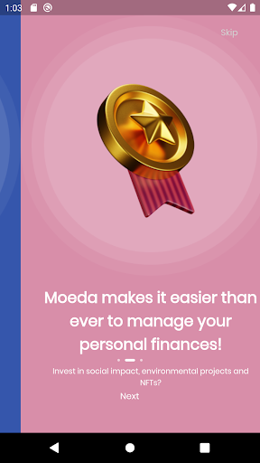 Android application MoedaPay screenshort