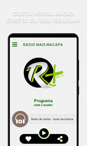Android application Rádio Mais Macapá screenshort