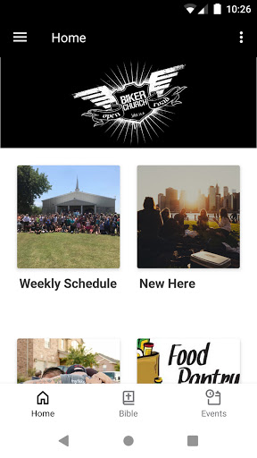 Android application Open Road Biker Church screenshort