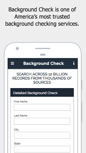 Detailed Background Check Screen 2