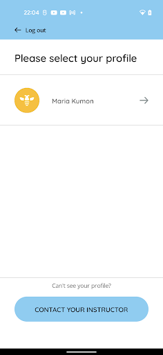 Android application Kumon Audio screenshort