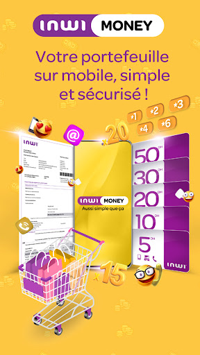 Android application inwi money screenshort