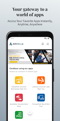 Android application Adselle screenshort